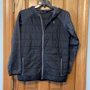 Under Armour boys black Jacket coat YXL